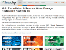 Tablet Screenshot of bluechiprestoration.com